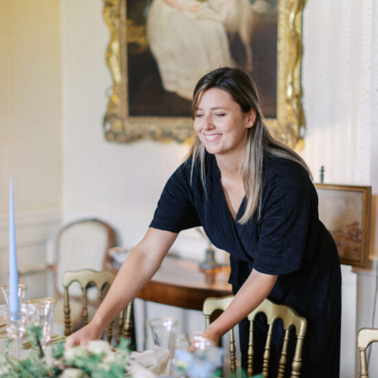 Wedding coordinator working